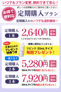 リビッテハンドセラム 定期購入プラン